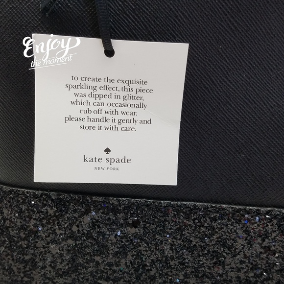 Kate spade ina greta court glitter black crossbody - Picture 3 of 8